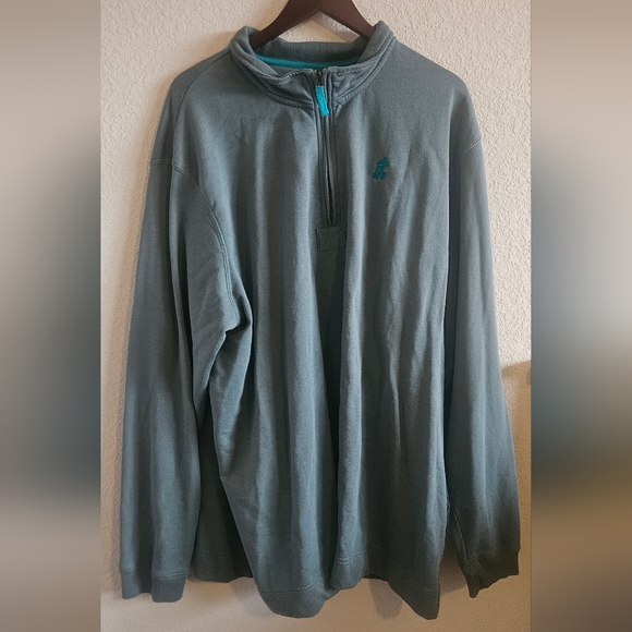 Disney Parks sage green quarter zip - Picture 2 of 6